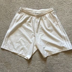 Men's White Adidas Shorts